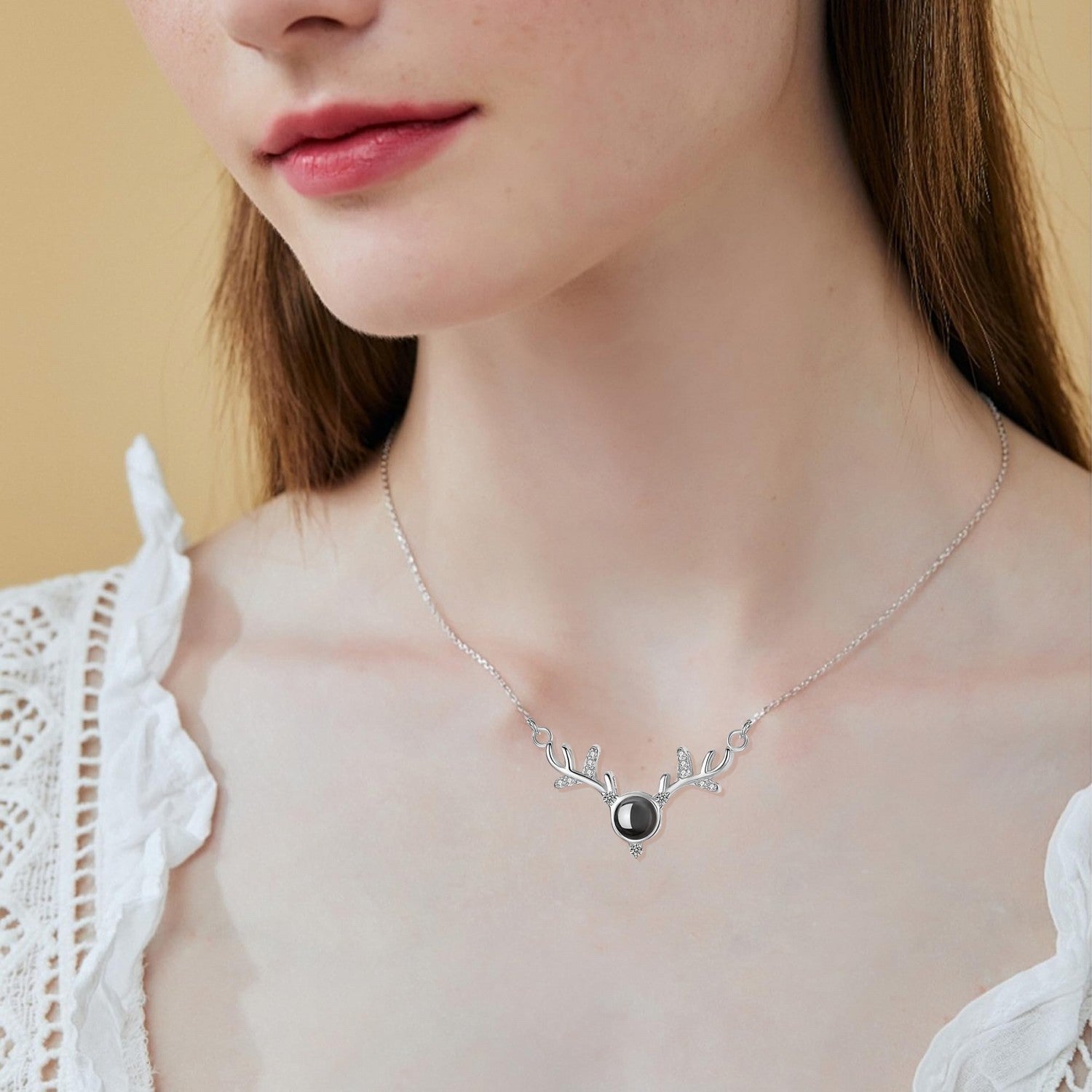 Custom Mini Disc Necklace for Girl Personalized Disc Necklace with Name Disc Necklace with Initial Disc Necklace for Women Gift for Mom