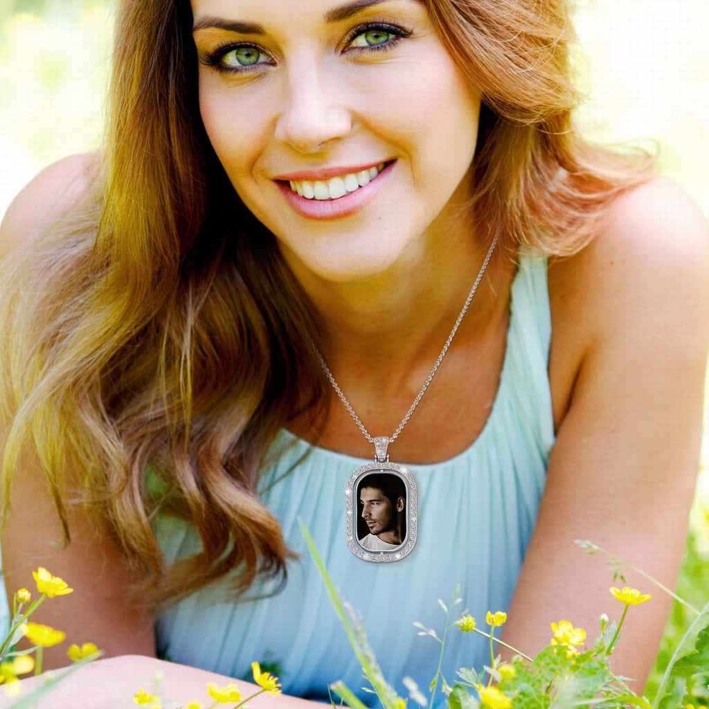 Personalized Locket Necklace With Photo - Silver or Locket Necklace with Photo - Locket Necklace With Photo Inside - Heart Locket