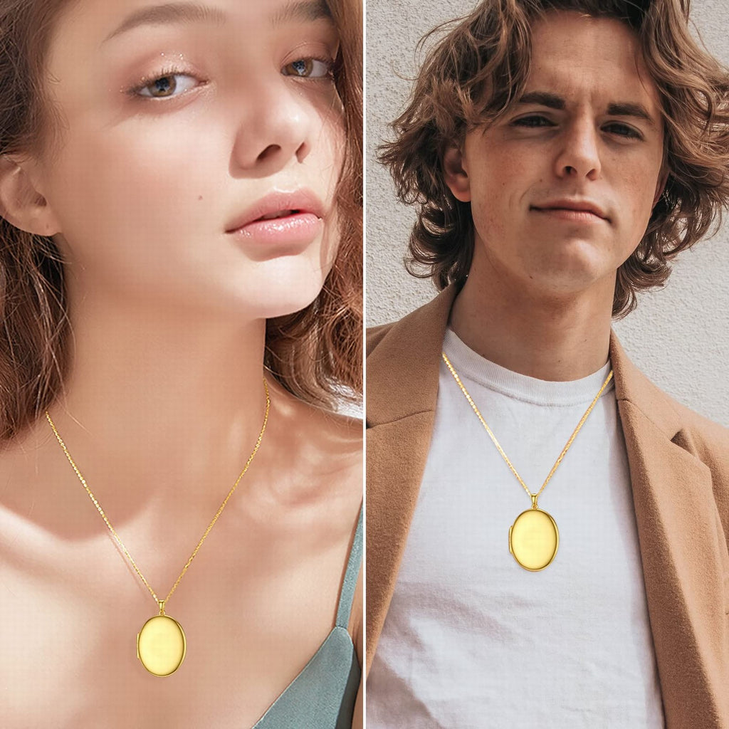 Personalized Initial Necklace: or Silver Charm Pendant