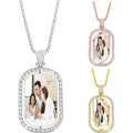 Personalized Heart-Shaped Custom Photo Pendant in Filled with 4-Page Heart Locket