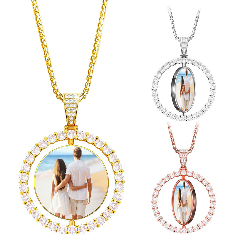 Personalized 925 Sterling Silver Heart Locket Necklace that Holds Pictures Dainty Butterfly Locket Necklace for Women Her Custom Engraved Text&Photo Locket Pendant Jewelry Gifts (Gift Box)