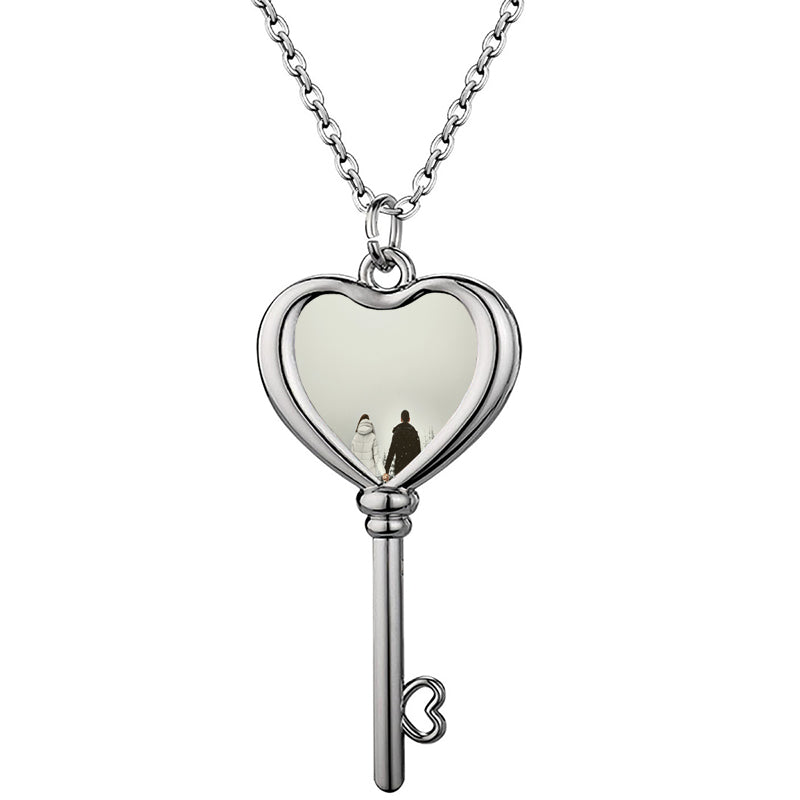 My Champion Book Necklace for Son ¨C Custom Name Engraved Cover, Mini Message Pendant from Mom or Dad, Motivational Gift for Him