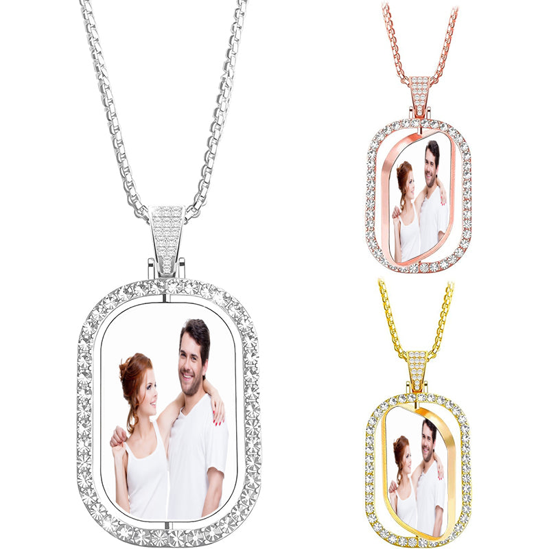 Personalised Gift, Engraved Heart Necklace, Any Text, Name Date Necklace, Gift for Her, Birthday, Anniversary