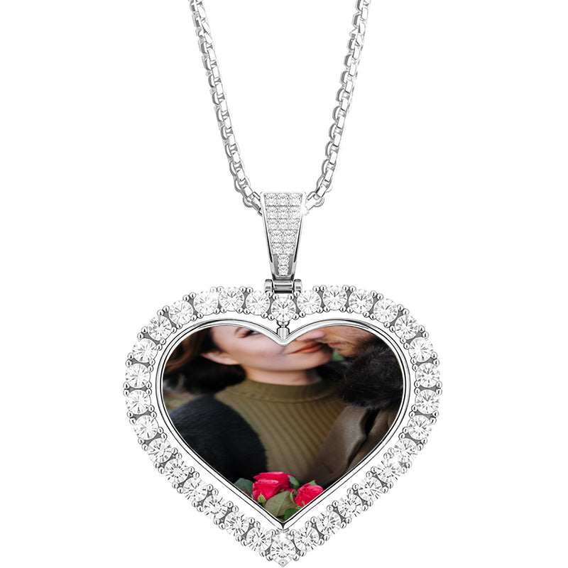 Handmade Pave Initial Necklace, or Silver Plated, CZ Beaded Chain