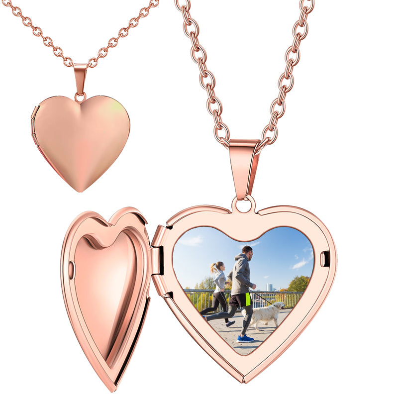 Personalized Photo Necklace, Wedding Gift, Seasonal Jewelry, Handmade Pendant, Laser Etched Portrait, Gift for Her | Photo Crystal Necklace