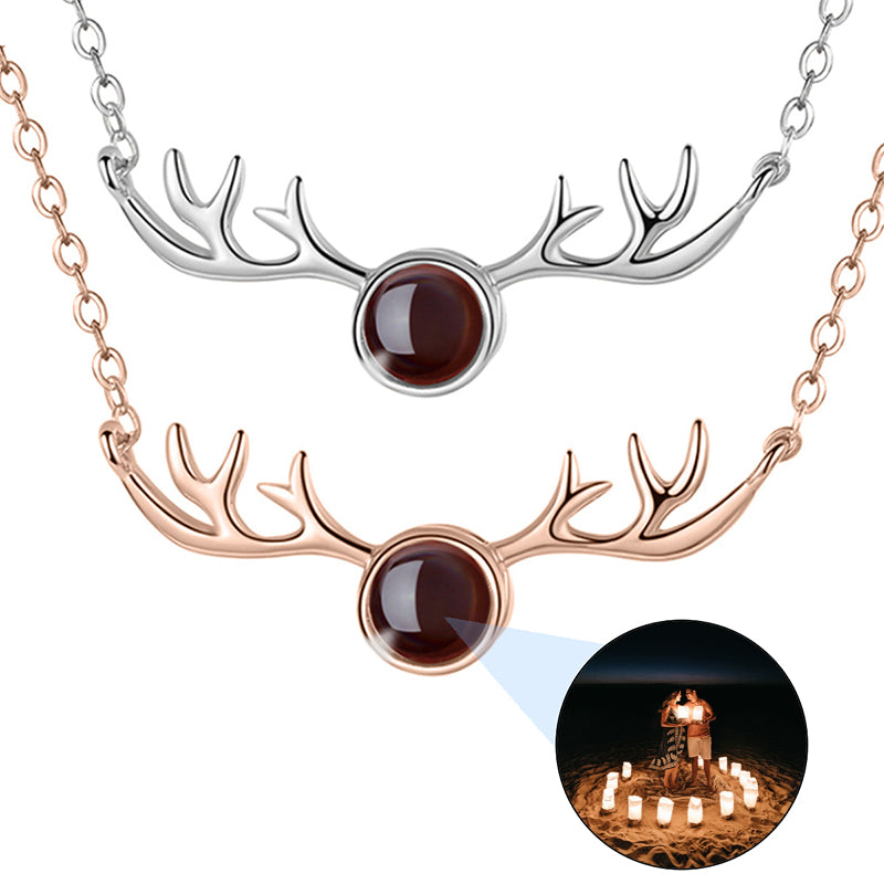 Fox Necklace, Name Necklace, Personalized Fox Necklace With Name And Birthstone. Minimalist Jewelry For Women. Elegant Animal Necklace Gift