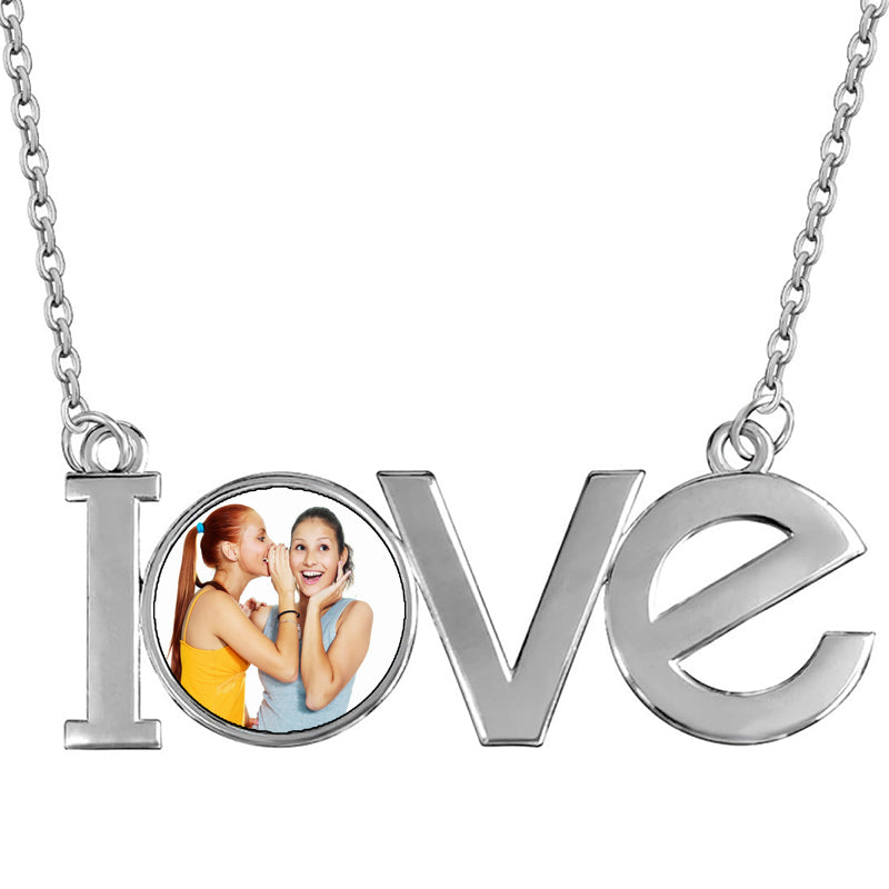 Dainty Initial Necklace ? Plated Stainless Steel Letter Pendant