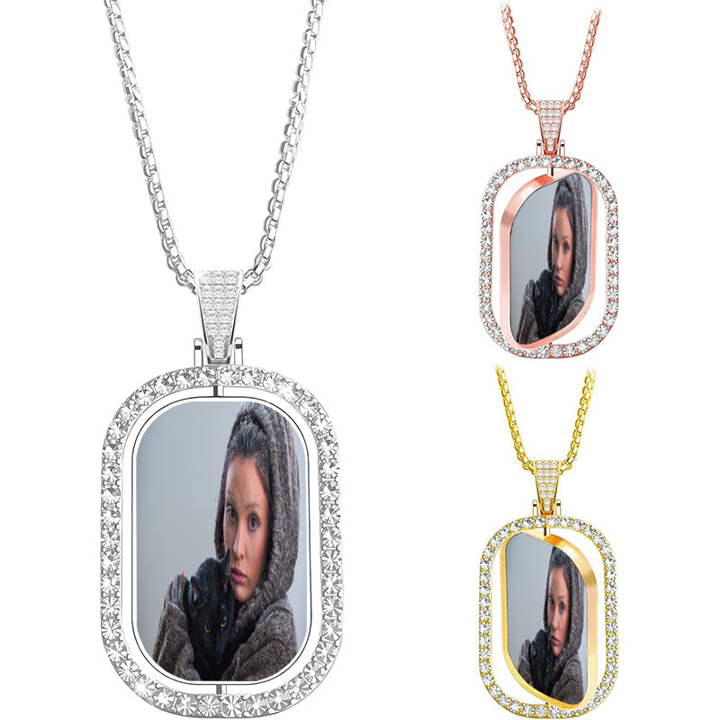 Engraved Cross Necklace: 925 Silver Personalized Christian Pendant