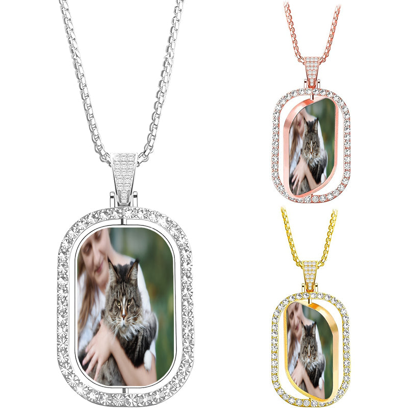 Necklace for Women Layered Birth Flower Necklaces Plated Custom Birth Month Floral Necklaces Paperclip Chain Necklace Women Anniversary Birthday Gifts for Women