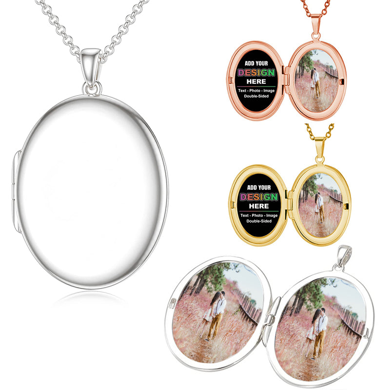 Personalized Initial Necklace: or Silver Charm Pendant