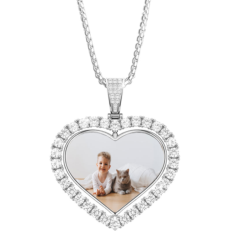 Filled Vintage Photo Locket Necklace: Personalized Keepsake