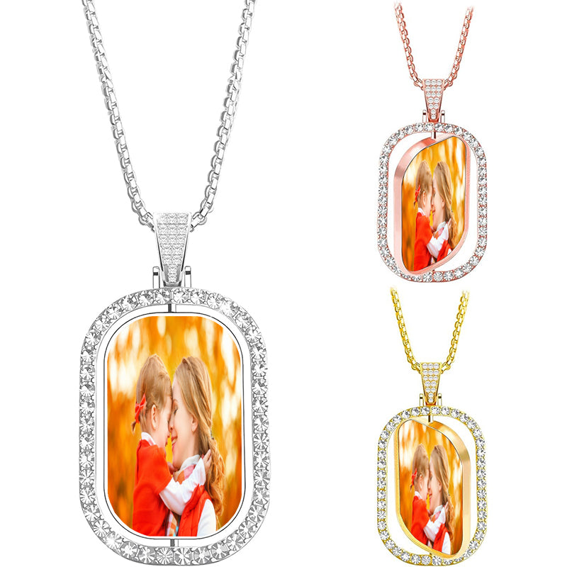 Handwriting Engraved Locket Necklace ? Custom Photo Locket ? Personalized Keepsake ? Gift for Her