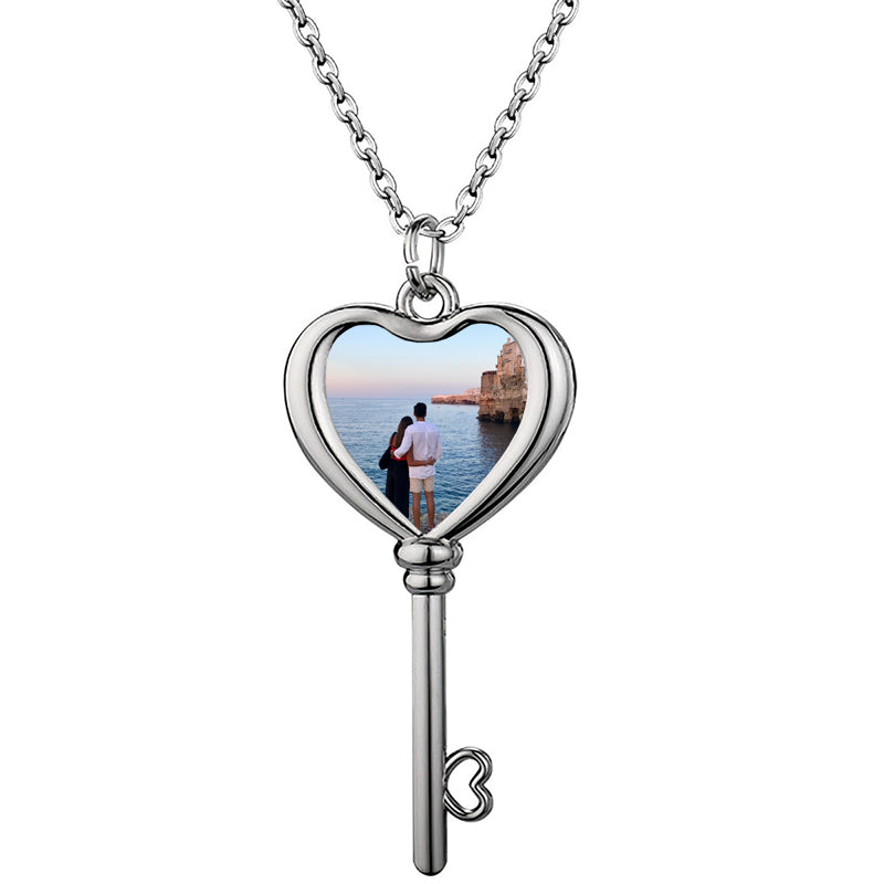 Engraved Sterling Silver Spinner Necklace: Custom Text, Unisex Jewelry