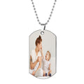 Custom Photo Heart Memorial Necklace