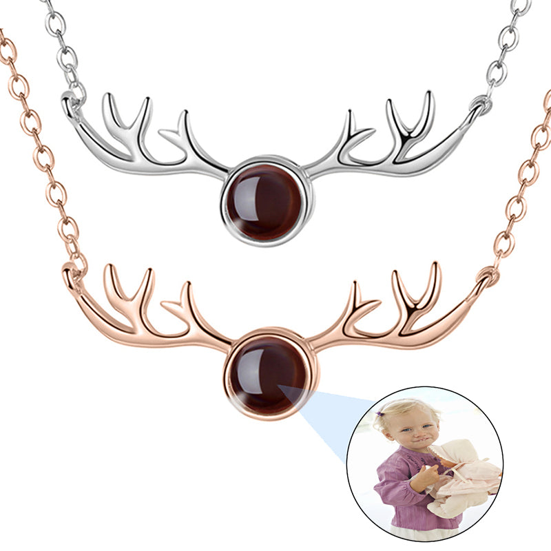 Mother's Day Gifts Animal Necklace 925 Sterling Silver Projection Necklace Mother Daughter Necklace Christmas Birthday Memorial Gifts for Girlfriend Wife Women Mama