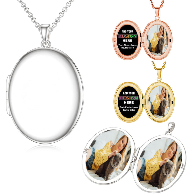 Divine Dime Custom Photo Necklace | Personalized Memorial Keepsake Pendant Necklace