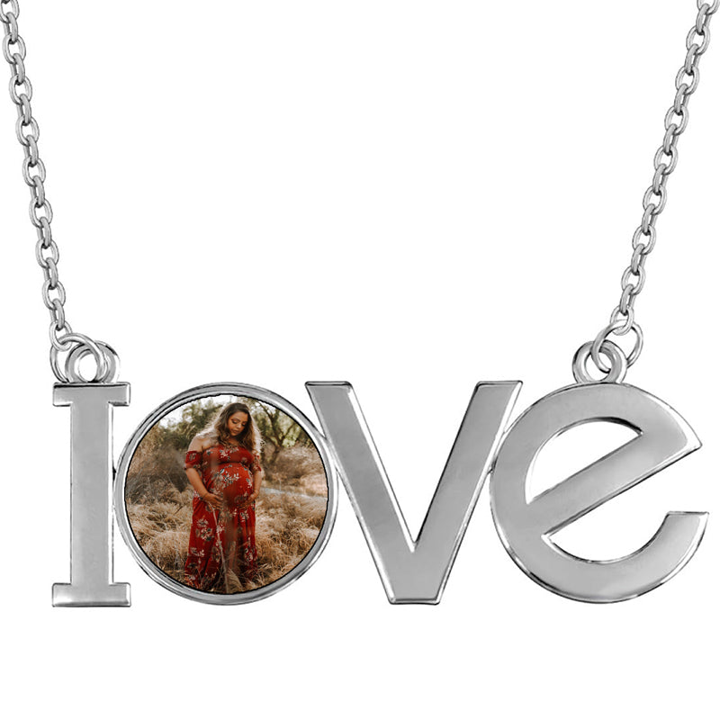 Custom Picture Necklace with Eyes Personalized Eyes Necklace for Women Men Engraving Photo Pendant Necklace for Couples Unique Jewelry Idea for Valentines Anniversary Birthday Christmas Gifts