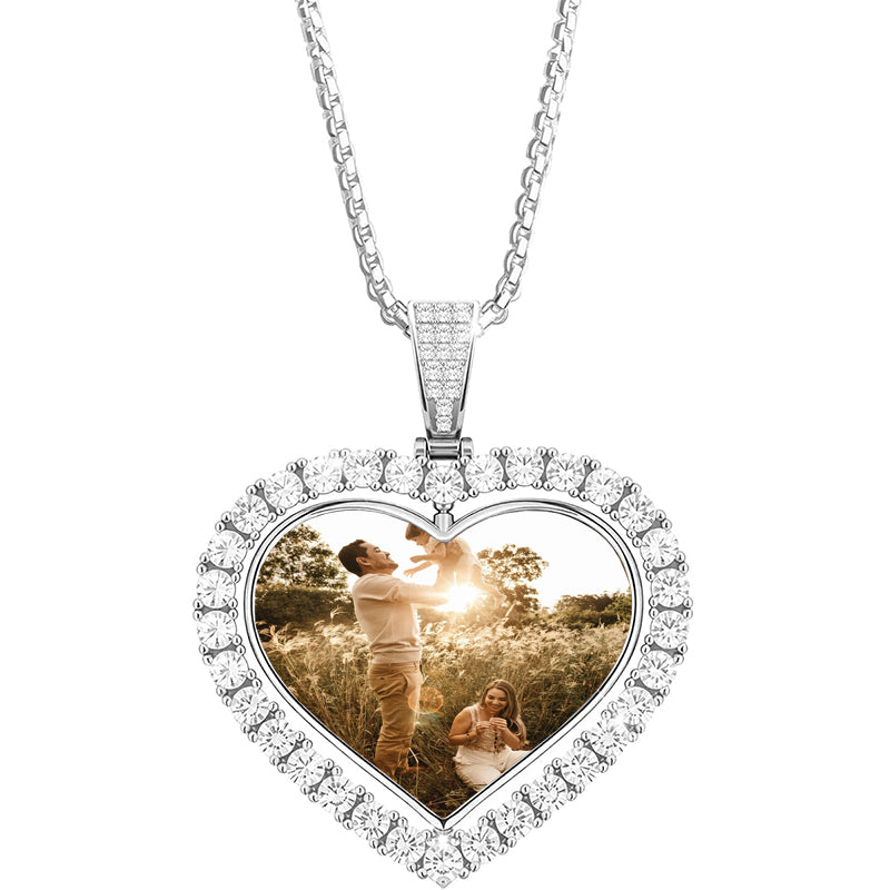 Personalized Camera Photo Necklace Custom Photo Projection Necklaces with Picture Inside Locket Necklace Camera Pendant for Couple Women Men Mom Wife Birthday Christmas Anniversary