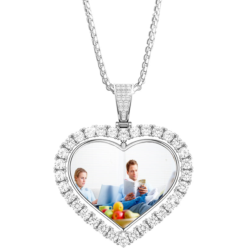 Tiny Initial Heart Necklace- Plated Handmade Dainty Letter Heart Necklace for Women Necklace Jewelry