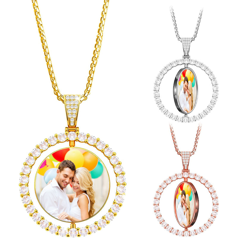 Personalized Name Necklace with Heart: Script Font