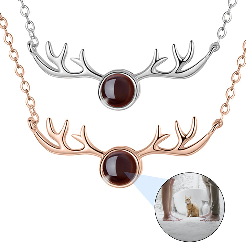 Personalized Photo Jewelry, Dainty Heart Projection Necklace, Custom Phicture Necklaces, Memorial Necklace, Best Friend Gift, Gift for Her