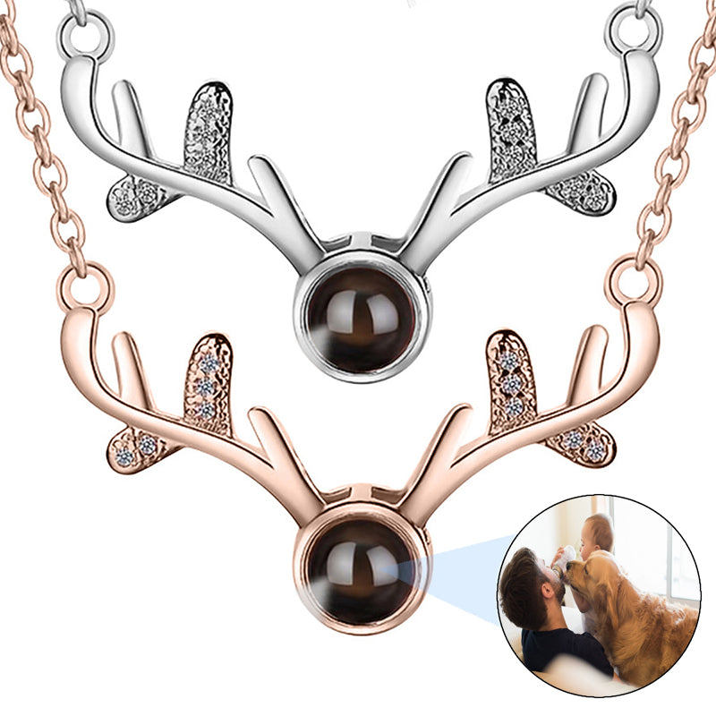 Photo Projection Necklace, Heart Necklace, Picture Necklace, Memorial Necklace for Women, Custom Necklace, Mothers Necklace, Gifts for Her