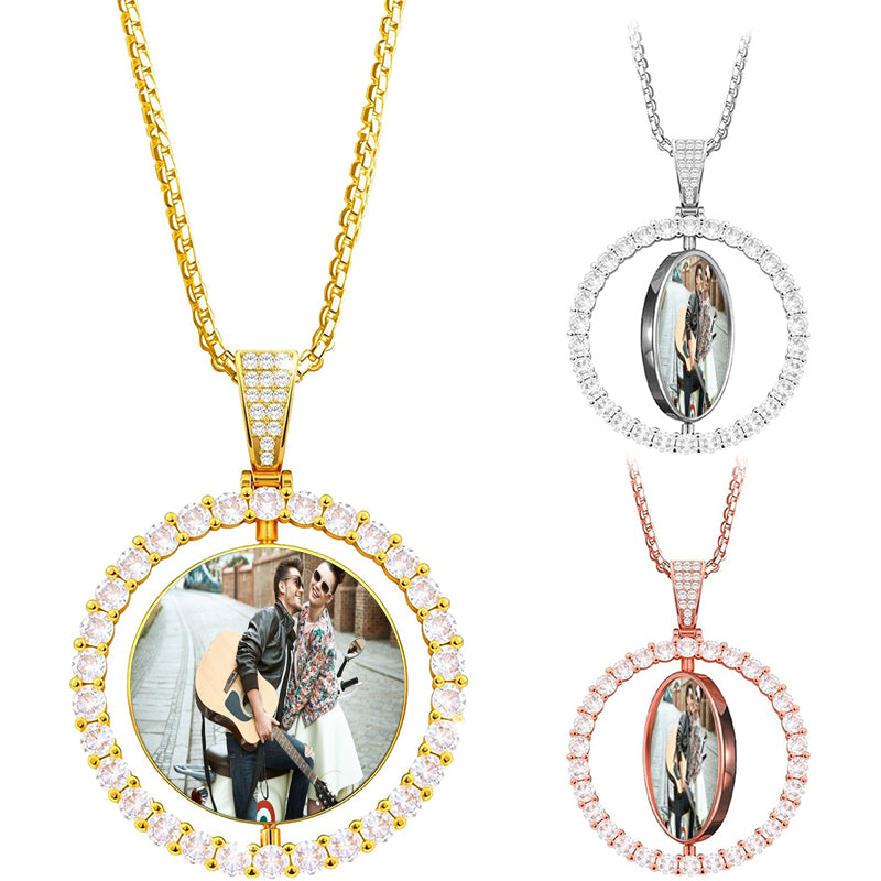 Heart Locket Necklace with Photo, Big Heart Locket, Vintage Locket Necklace, Sibling, Best Friend, Personalized gift for her, Perfect Gift