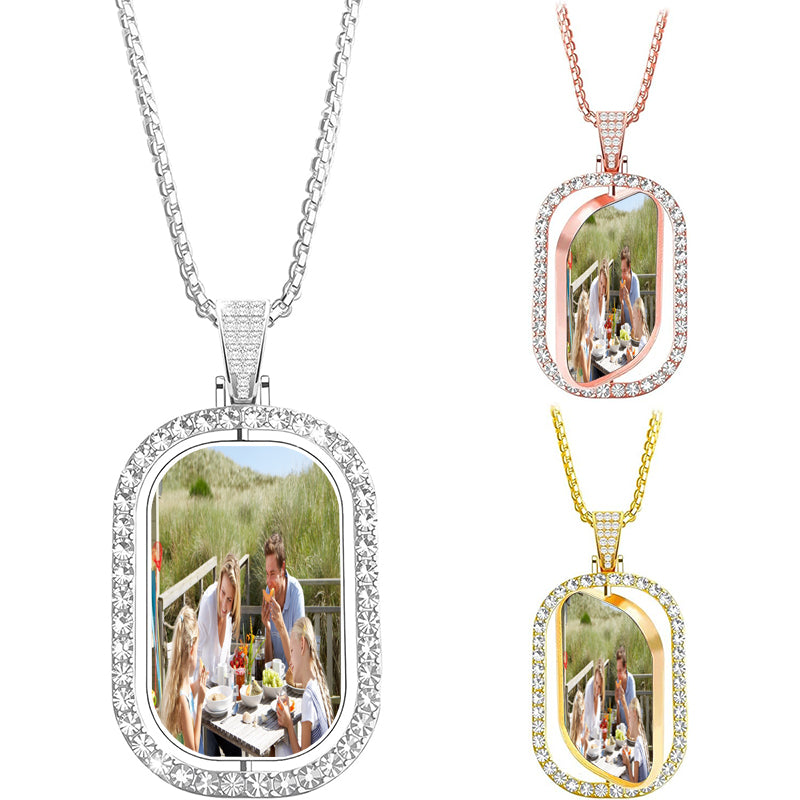 Custom Nameplate Necklace & Hoop Earrings Set: Twist Hoops, Double Nameplate Pendant, Personalized Kids Jewelry