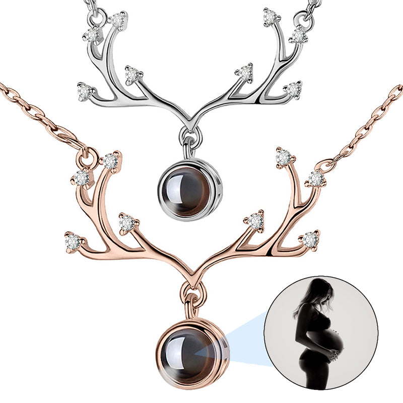 Photo Necklace for Woman, Personalized Gifts for Her, Picture Necklace, Custom Engraved Necklace Photo, Photo Crystal Necklace Heart