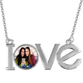 Heart Projection Necklace - Personalized Picture Inside Heart Charm - Photo Memorial Jewelry - Trendy Best Friend Gift - Galentine Gift