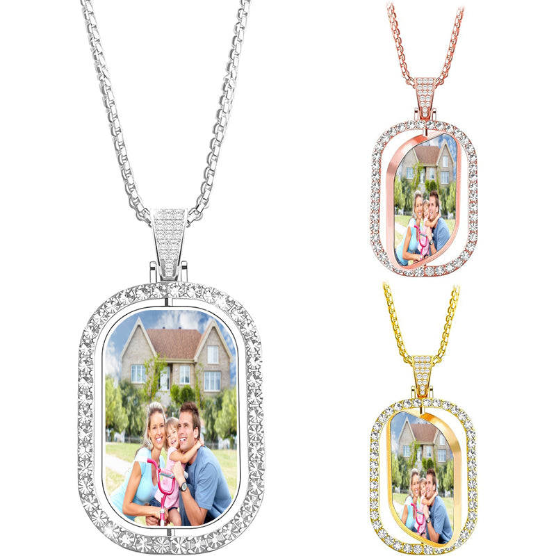 Personalized Stainless Steel Cross Necklace , Engraved Men Necklace-Gift for dad , husband, boyfriend ,him, men