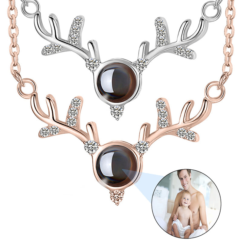 Photo Necklace With Picture Inside£¬Custom Photo Projection Pendant Necklaces With Customized Picture Text, Memorial Memory Necklaces For Loss Loved Ones