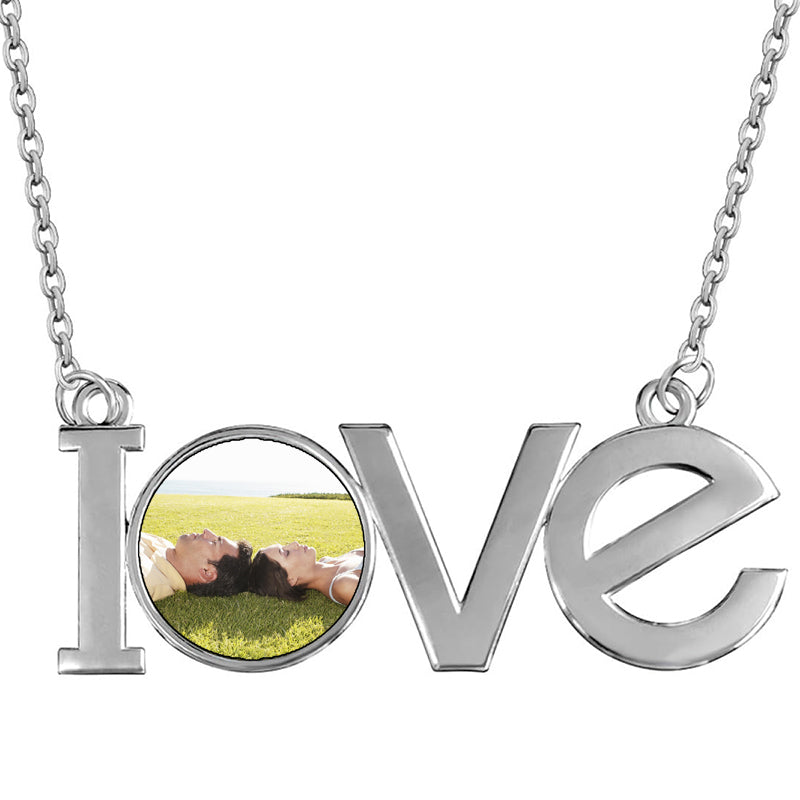 Sterling Silver Initial Necklace: Personalized Letter & Heart Pendant , Christmas Gifts , Black Friday Sale