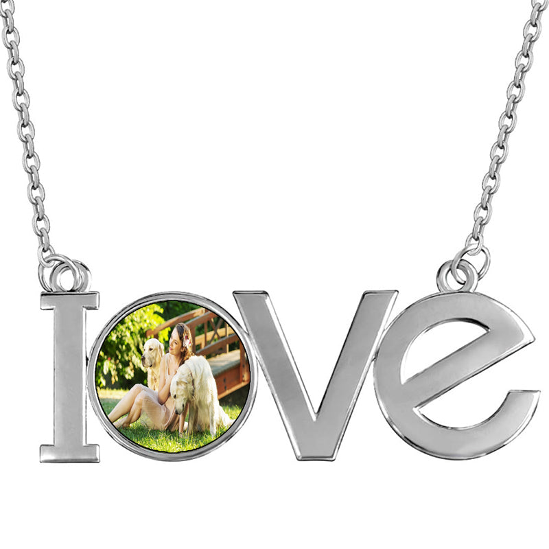 Miley Name Necklace Personalized Customized Nameplate for Women Silver Stainless Steel Jewelry