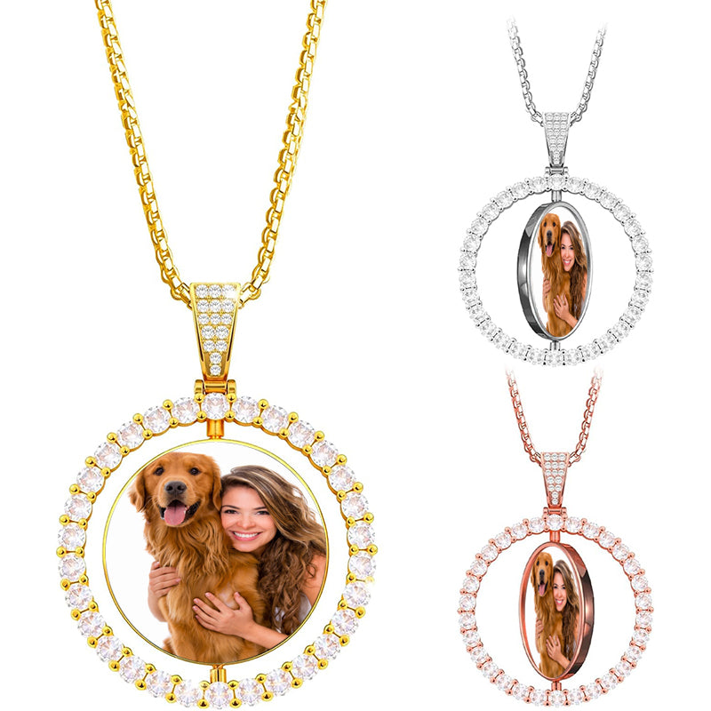 Custom Double Initial Necklace: Sterling Silver Two Letter Pendant