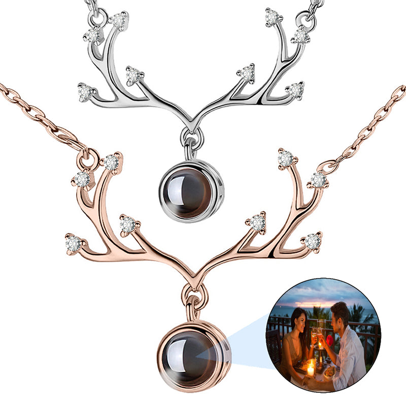 Custom Photo Crystal Necklace, Handmade Gift for Her, Personalized Jewelry, Photo Memorial Gift, Laser Engraved Art, Best Gift for Sister