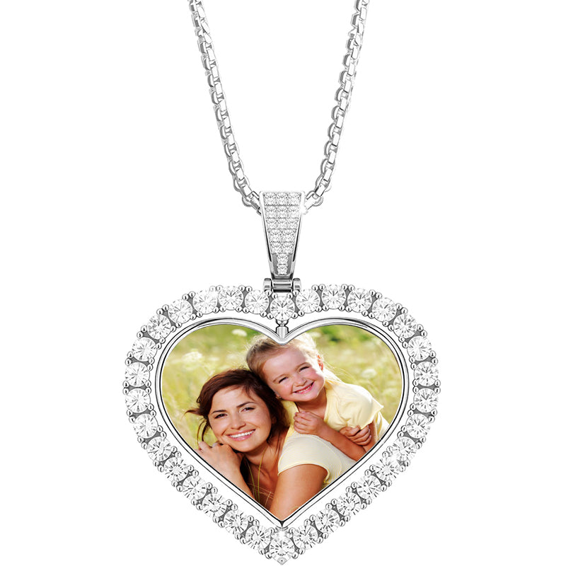Personalized Photo Necklace Engraved Pendant Necklace To My Son My Daughter From Mom Dad Custom Dog Tag military Blessing Love Note Gift for Christmas Birthday Graduation