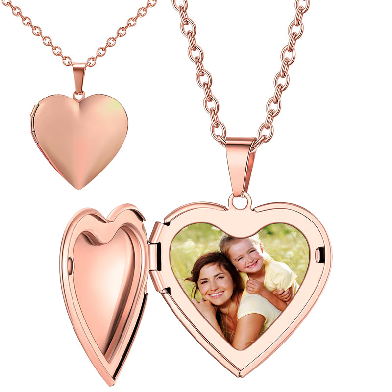 Custom Photo Camera Locket Necklace, Memorial Keepsake