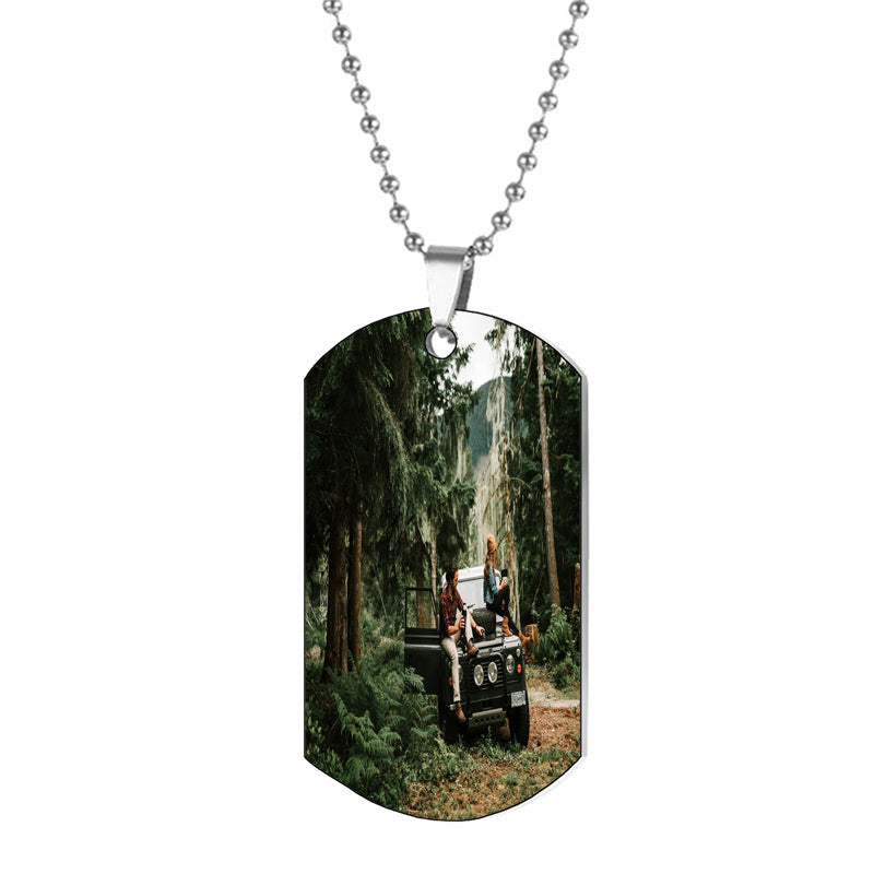 Custom Infinity Picture Projection Necklace, Personalized Photo Necklace, Photo Necklace For Women, Customized Charm Necklace, Gift For Her