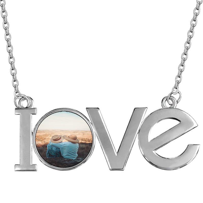 Custom Picture Necklace, Personalized Valentines Day Gifts for Women - Perfect for Wife, Mom, Daughter and Her, Memorial Gifts for Anniversary & Birthday