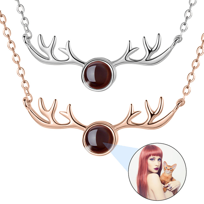 Script Heart Double Nameplate Necklace with Diamonds/CZ Stone