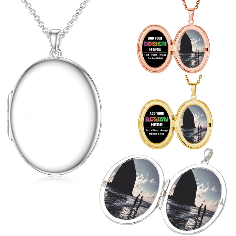 Personalized Camera | Projection Picture Necklace, Custom Photo Necklace with Picture Inside - Memorial Jewelry Gifts for Women & Men