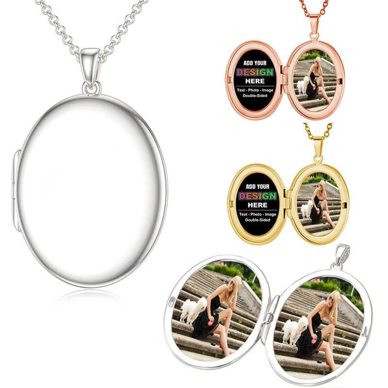 Personalized Angel Wings Photo Pendant: Diamond Studded Custom Necklace