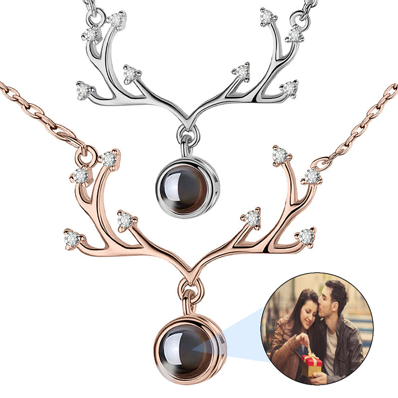 White Name Necklace: Personalized Cursive Nameplate