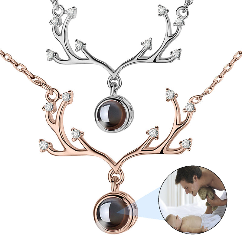 Engraved Birth Flower Locket Necklace, Custom Photo Necklace, Personalized Locket Name Necklace, Baby Memorial Gift, Christmas Gift for Mom