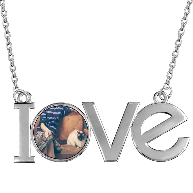 Sterling Silver Personalized 2 Names Necklace with 2 Heart Simulated Birthstone Couple Pendant Necklace for Women