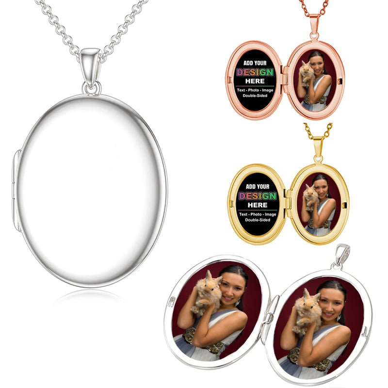 Engraved Photo Necklace with Text, Personalized Picture Necklace for Men, Photo Dog Tag Necklace, Anniversary Gift, Boyfriend Gift for Him