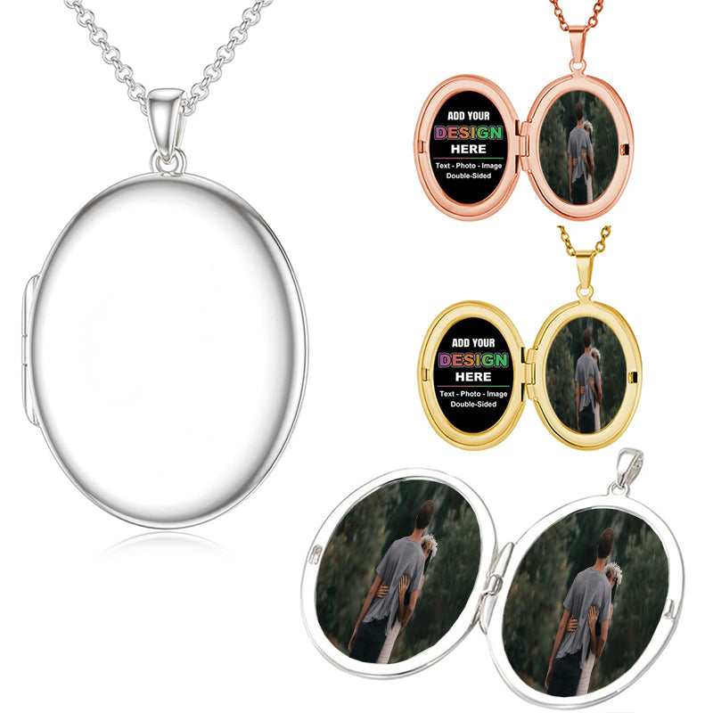 Personalized Engraving Custom Dog Tag Urn Memorial Pendant Necklace for Ashes Cremation w/Rolo Chain Necklace 20''