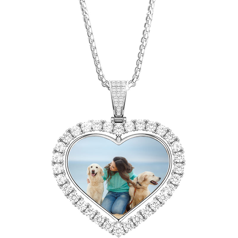 Rose Photo Locket Necklace Birthday Gift Owl Nature Tree Barn Cameo Mom