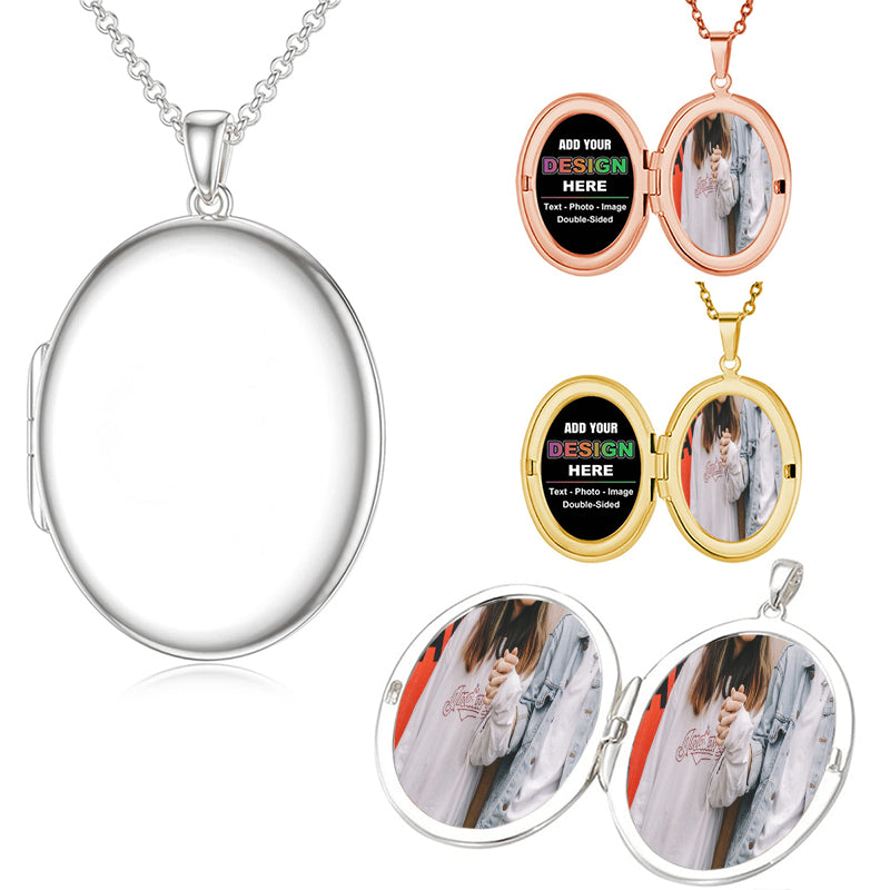Love Heart Locket Necklace that Holds Pictures Photo Locket Birthday Gifts